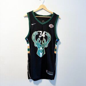 Giannis Antetokounmpo Bucks Harley Davidson Jersey Size 50